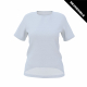 The Queenstown, Female, Set-in, Short Sleeve, Round Neck, reversible, T-shirt