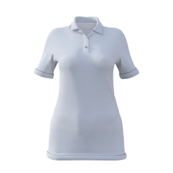  The Huntly, Long, Female, Set-in, Short Sleeve, Polo Shirt