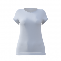 The Glendowie, Female, Set-in, Cap Sleeve, V Neck, T-shirt 