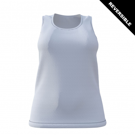 The Alexandra, Female, Deep Round Neck, Racerback, Narrow under arm, Reversible, Singlet