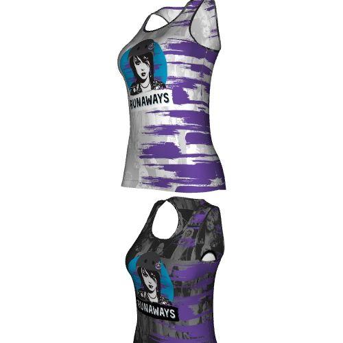 The Bream Bay, Female, Deep Round Neck, Racerback, Reversible Singlet